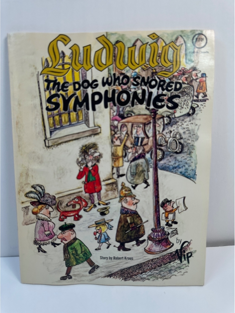 VTG 1971 Ludwig The Dog Who Snored Symphonies Robert Kraus VIP Windmill Book